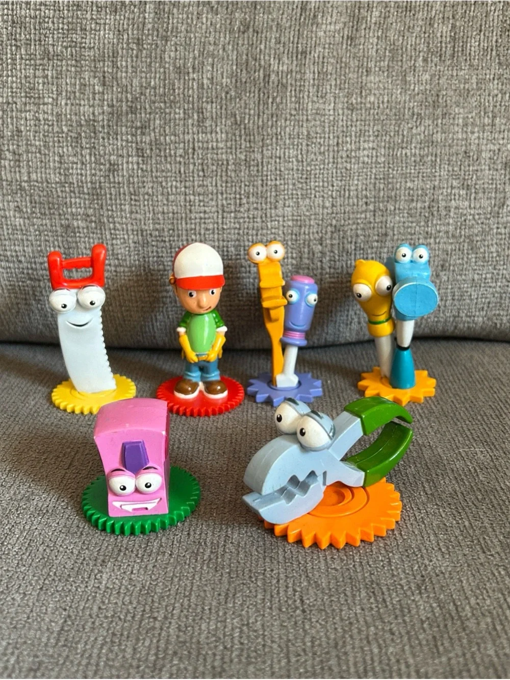 Lot of 6 Disney Handy Manny PVC Figures Cake Toppers Collectible Play Set